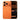 iPhone 17 Pro Orange displayed with front screen and triple rear cameras for refurbished listing on ViberStore